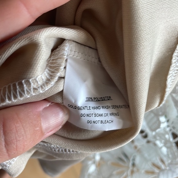 Tallulah Off shoulder white lace dress xs NWT selfie Leslie - Picture 6 of 11